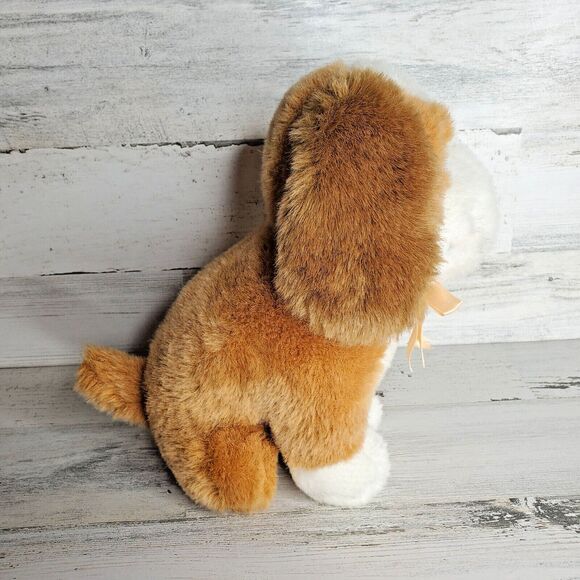 Vintage Hound Dog Plush Stuffed Animal Toy w/ Bow Tb Trading Co. CLEAN - Picture 3 of 8